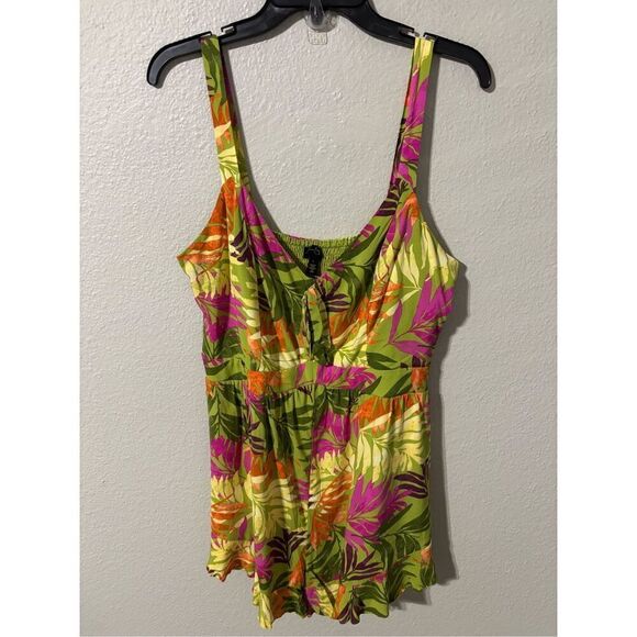 ❤️Jessica Simpson Laiya Floral Print Romper - Picture 1 of 5